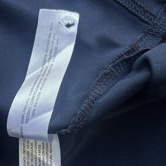 Ariat Tek Polo Shirt Mens XL Navy Blue Heat Series Performance Golf Outdoor - Picture 8 of 11